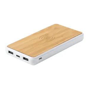 Batería Externa de Bambú 800 mAh, Merchandising Sostenible - Product Image 2