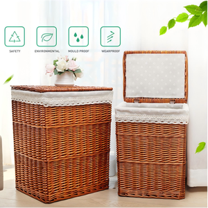 Panier à linge grande capacité, panier de rangement multifonctionnel pour salle de bain, jouets, vêtements - Product Image 5