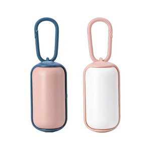 Dispensador de Bolsas para Excremento de Perro Ecológico Azul, Paquete de 15, Multiusos, Portátil para Paseos al Aire Libre, de ABS, Accesorios para Mascotas - Product Image 6
