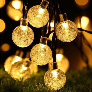 Solar LED burbuja bola de cristal colgante luz impermeable Hada decoración globo cadena <span class=keywords><strong>luces</strong></span> Navidad 70 Led <span class=keywords><strong>manguera</strong></span> No 110V cobre puro - Product Image 2