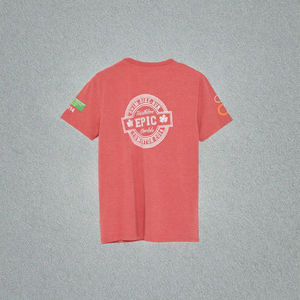 Camisetas de Punto con Diseño de Personajes, Súper Suaves para Verano, OEM, 50% Poliéster, 25% Algodón Peinado Hilado en Anillo, 25% Rayón, Serigrafía - Product Image 3