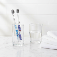 Brosse à dents de haute qualité de la marque SAKURA, taille standard, poils doux, légère, avec poignée pratique pour usage domestique adulte
