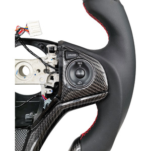 Carbon Fiber Multi Function Steering <b>Wheel</b> For Honda Civic 3 <b>Spoke</b> Modification Upgrade - Product Image 4