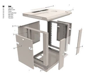 Haute qualité-9U 600*600*500 19 pouces Data Center Server Rack/<span class=keywords><strong>armoire</strong></span> réseau murale, <span class=keywords><strong>armoire</strong></span> de <span class=keywords><strong>serveur</strong></span>, fabricant - Product Image 6
