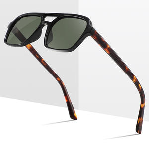Lunettes de soleil polarisées haut de gamme à monture étroite UV400, monture TR90, branches en acétate, unisexe, protection solaire, pêche, sorties - Product Image 1
