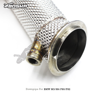 ท่อลงสแตนเลส OEM สำหรับ M3/M4 F80/F82 3.0T ปี 2014-2019 รถสตรีท ระบบไอเสีย Boska แบบไหลอิสระ ท่อตรง - Product Image 3