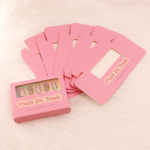Stampa su Manicure all'ingrosso di lusso unghie finte Private Label francese punta venditore scatola di imballaggio naturale delicata e confortevole - Product Image 4