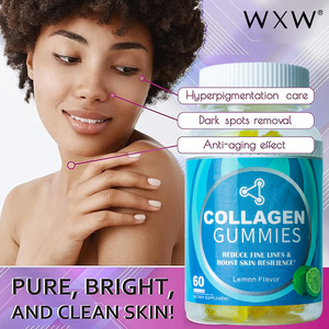 Venta al por mayor suplemento dietético colágeno gomitas piel blanqueamiento vitaminas C pérdida de peso gomitas caramelo - Product Image 6