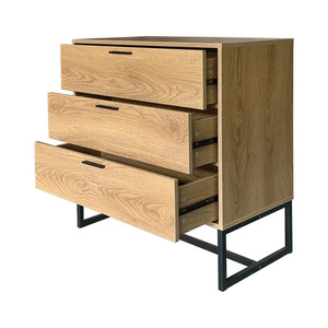 Grossista Moderno Salottino Entrate Box Cabinet Vanity Bebè fasciatoio mobili per la casa alto 3 cassetti cassettone - Product Image 3