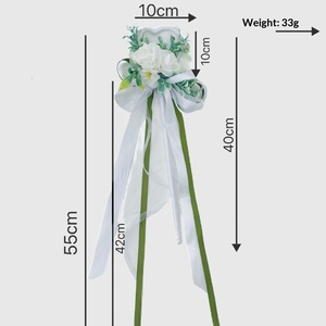 Bouquet da Sposa in Stile Europeo-Americano con Rose a Forma di Cuore, Bacchetta Magica per Bambini - Product Image 5