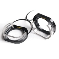 Nouveau produit phare Sanvi RGB I8, anneaux lumineux LED Angel Eyes en forme de L de 3 pouces pour phares, décoration de retrofit, 12V 5W 6000K, lentille de projecteur, anneaux halo