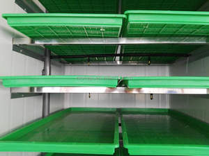 Cabinet de culture de fourrage de <span class=keywords><strong>seigle</strong></span> d'orge de luzerne Système de culture hydroponique automatique d'herbe fourragère - Product Image 2