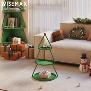 WISEMAX FURNITURE Modern Living Room Furniture Sofas End <strong>Table</strong> Plastic Three Levels Storage <strong>Table</strong> <strong>Christmas</strong> <strong>Trees</strong> for Home - Product Image 2
