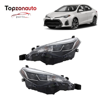 Phares avant Topzonauto pour Toyota Corolla SE XLE XSE et XLI 2017-2019, référence OE 8111002M90 8115002M90