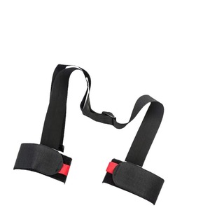 Ski Straps Single Ski Binding Strap 140cm Black Nylon Webbing Lightweight For <b>Skiing</b> Men's - Product Image 2
