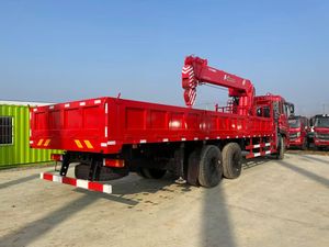 Грузовик Dongfeng 6x4 с краном-манипулятором 12 тонн, гидравлический телескопический кран для подъема и транспортировки тяжелых грузов, прямые продажи с завода - Product Image 4