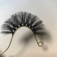 Faux cils russes en bande complète personnalisés en gros pour fournisseurs de cils en vison naturels, Postizas Al Mayor Cils Pestanas Full Strip