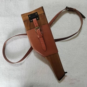 Großes Echtleder-Holster für <span class=keywords><strong>Mauser</strong></span> C96, Neues Modell, Historisches WWII-Filmrequisit, Klassisches Outdoor-Zubehör, Universell Einsetzbar - Product Image 1