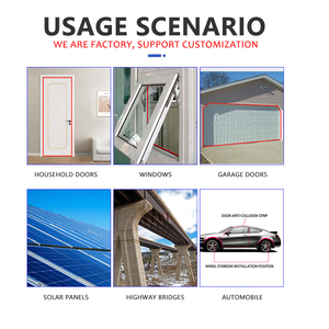 Cao su PVC cửa sổ niêm phong Dải cửa không thấm nước Dải tùy chỉnh thực hiện cao su cửa sổ con dấu - Product Image 6