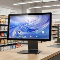 Terminal de point de vente Android 14.0 OEM avec NFC en option, écran tactile FHD 15,6 pouces, caisse enregistreuse certifiée GMS, processeur 8 cœurs T606, 4 Go de RAM, garantie 1 an