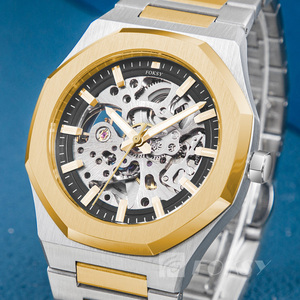 Reloj mecánico deportivo de lujo para hombre, esfera de cristal de zafiro de acero inoxidable de 42mm, banda de 20mm, reloj oculto resistente al agua 100BAR - Product Image 3