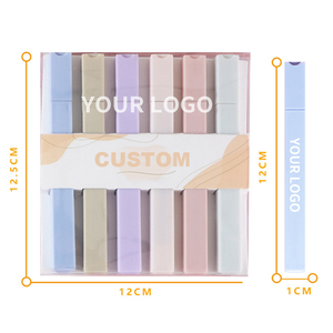 <span class=keywords><strong>Set</strong></span> <span class=keywords><strong>di</strong></span> <span class=keywords><strong>Evidenziatori</strong></span> Multicolore Economici OEM Personalizzati, Colori <span class=keywords><strong>Pastello</strong></span> Morandi, Penne <span class=keywords><strong>Evidenziatori</strong></span> Carine all'Ingrosso - Product Image 1
