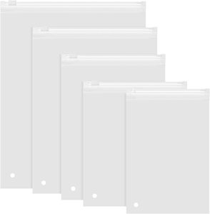 Sacs à fermeture éclair coulissante givrés imprimés par gravure avec logo personnalisé, très demandés, pour l'emballage de t-shirts, recyclables - Product Image 1