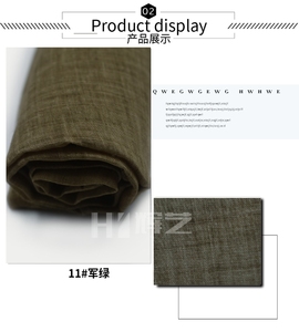 62gsm 55% Ramie 45% Tencel Ramie-stof Ademend Eco-vriendelijk Zijdezacht Huidvriendelijk Shirt Jurk Kleding Pak Broek High-end - Product Image 3
