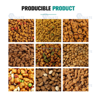 Ligne de production industrielle de croquettes soufflées pour animaux, machine extrudeuse automatique de nourriture flottante pour poissons, crevettes et animaux de compagnie