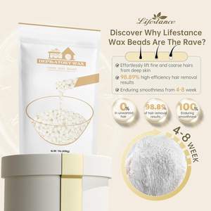 Cera depilatoria en perlas Lifestance de 1 libra, cera dura para uso doméstico, piel sensible - Product Image 2