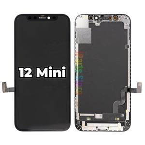 IPARTS Repuesto de Pantalla Nueva para <span class=keywords><strong>iPhone</strong></span> <span class=keywords><strong>12</strong></span> <span class=keywords><strong>Mini</strong></span> A2399 A2176 A2398 A2400 A2399, Ensamblaje de Pantalla Táctil OLED Negra, Piezas Originales - Product Image 1