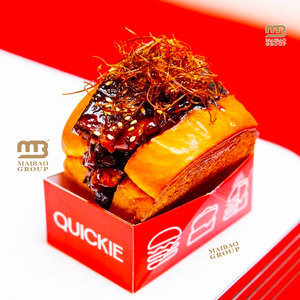 Tùy chỉnh giấy đưa ra container bánh mì nướng giữ khay bánh mì Hot Dog Donut trứng Waffle bánh sandwich hộp giấy, trứng thả hộp bánh sandwich - Product Image 4
