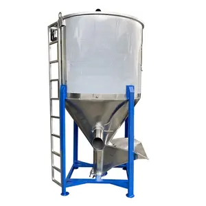 500kg 1000kg 1500kg Vertical Color Particle Auger Blender Mixer Plastic Pellet Mixer Machine Price