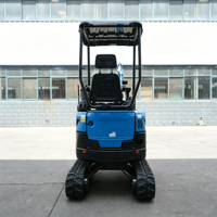 Excavatrice compacte professionnelle CE EPA de 2,5 tonnes avec moteur à essence, excavatrice de 3,5 tonnes et 2 tonnes pour l'agriculture