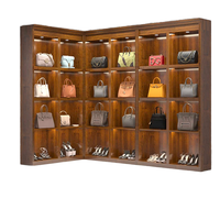 Conception de magasin complète personnalisée en MDF, imperméable, écologique, robuste, recyclable, avec éclairage LED, sacs de haute qualité pour centre commercial