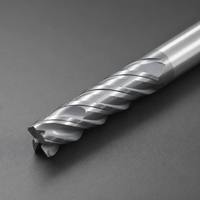 Fraise à double diamètre pour acier inoxydable, fraise CNC anti-vibration à pas variable avec revêtement nano