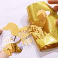 Film vinyle thermocollant PVC auto-adhésif pour transfert textile 3D en relief, imprimé en typographie, promotionnel