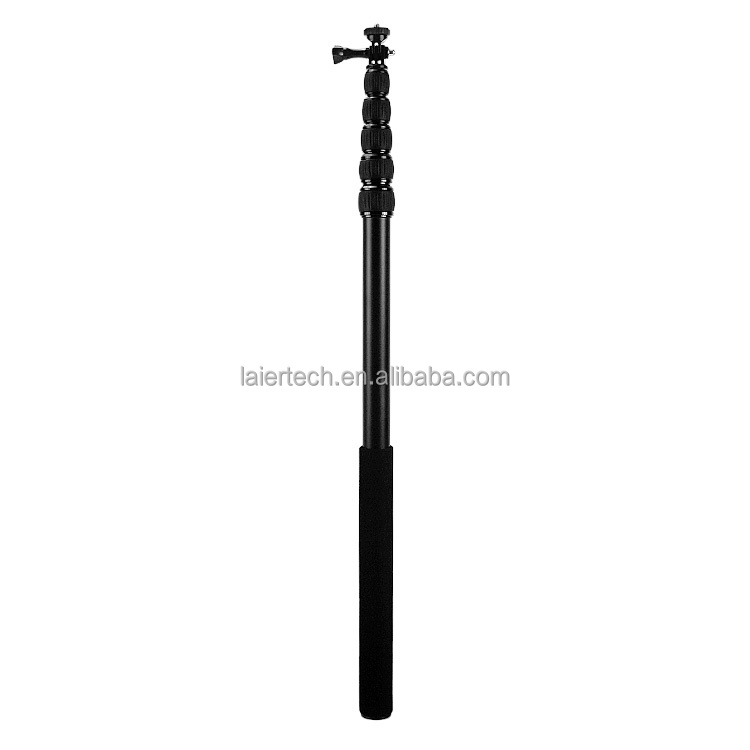 Wholesale Custom Telescopic 3 Meter 3M 300cm Monopod Selfie Stick for Gopros Aluminum Alloy Long Extension Rod Extendable Pole