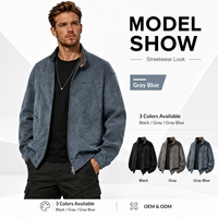 Veste d'hiver élégante pour homme en cuir véritable respirant avec col en fourrure et fermeture éclair, en peau de mouton de qualité supérieure, vente en gros