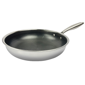 <span class=keywords><strong>Meisite</strong></span> Vente en gros, poêle à frire, ensemble de batterie de cuisine, poêles et sauteuses en acier inoxydable antiadhésif en nid d'abeille - Product Image 5