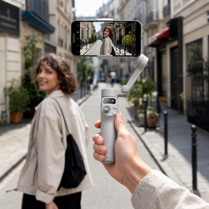 Stabilisateur de cardan portable Osmo Mobile 7 pour smartphone, accessoire vidéo pour l'enregistrement extérieur et le vlogging - Product Image 1