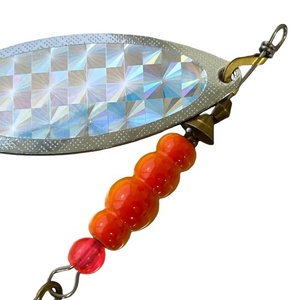 Leurre de pêche en métal Yousya, cuillère en laiton avec hameçon triple Mustad pour truite et basse - Product Image 4