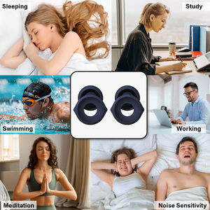 مخصص تقليل الضوضاء سدادة أذن للنوم حماية السمع عازلة للصوت سدادة نفق الأذن النوم هادئة سدادات قابلة لإعادة الاستخدام للنوم - Product Image 4