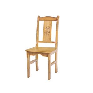 Silla de Bambú Zhuyi Nan, Estilo Chino Simple e Informal, Silla de Salón con Patas de Madera y Respaldo Plano KBY-1-2-3-5 - Product Image 4