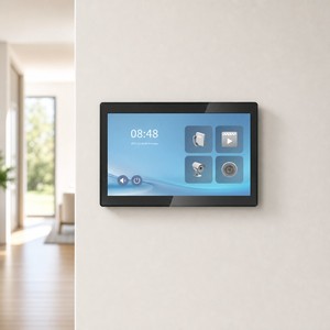 Ensemble de sonnette vidéo numérique avec <span class=keywords><strong>interphone</strong></span>, moniteur intérieur, caméra extérieure, WiFi 2,4 GHz, RFID 13,56 MHz, contrôle de serrure électrique - Product Image 2