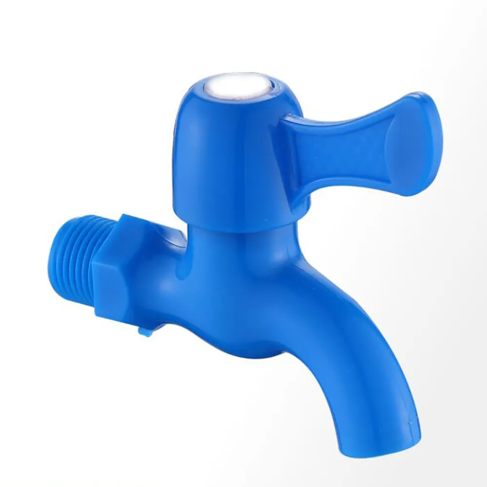 ABS plastic material wall mounted ceramic valve core water taps quick open laundry mop pool faucet
