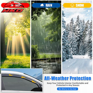 Déflecteurs de vitres latérales en PC injecté pour Honda CR-V 17-22, protection des portières de voiture, 4 pièces - Product Image 6