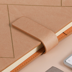 <span class=keywords><strong>A5</strong></span> cổ điển Buff da ràng buộc xoắn ốc Tạp Chí máy tính xách tay dập nổi với vành đai từ tính - Product Image 6