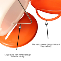 Mangeoire automatique en plastique pour poulets Birdstory JM014 et seau distributeur de nourriture pour volailles