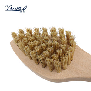 Cepillo para zapatos de madera maciza Yinste con cerdas suaves de pelo de cerdo, herramienta de limpieza para uso doméstico - Product Image 2